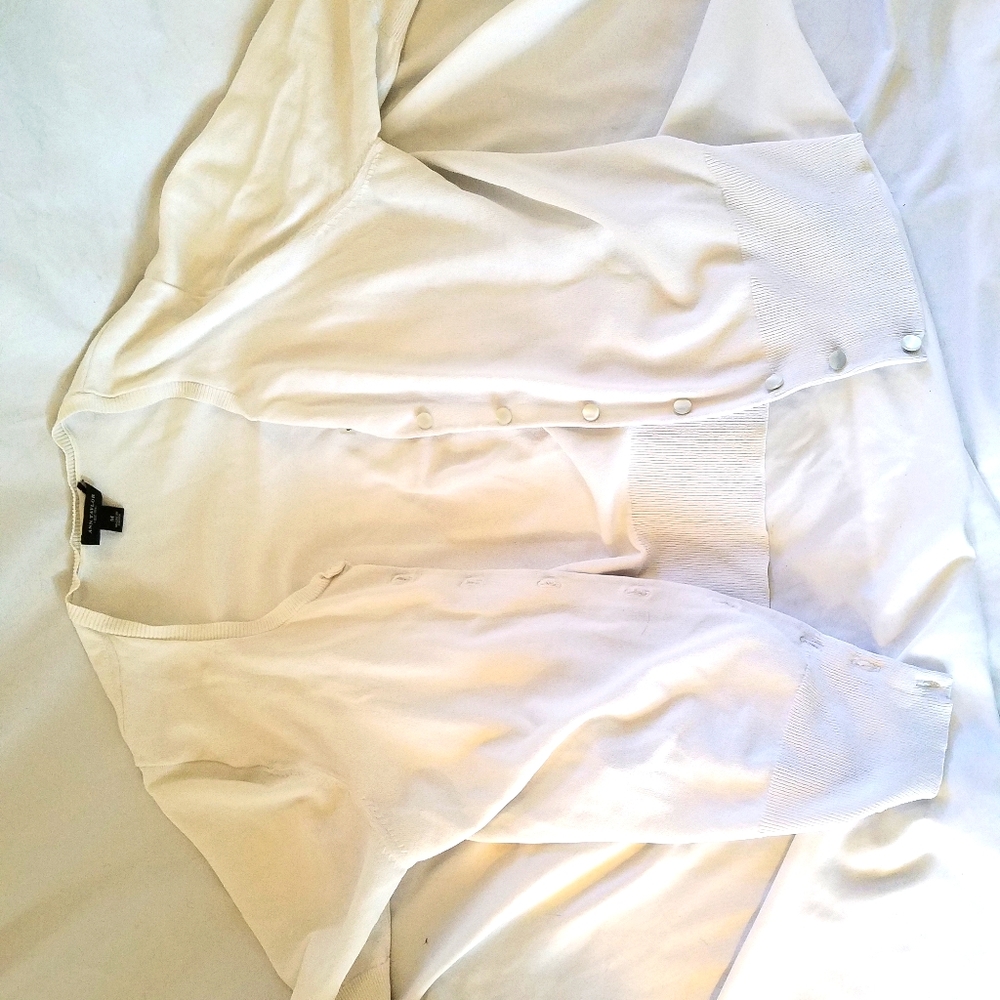Ann Taylor short sleeve cardigan- sz M
